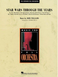 Star Wars Through the Years (noty pro kompletní koncertní orchestr, party, partitura)