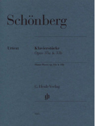 Arnold Schönberg: Piano Pieces op. 33a & 33b (noty na klavír)