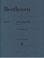 Ludwig van Beethoven: Seven Bagatelles op. 33 (noty na klavír)