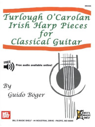 Turlough O'Carolan Irish Harp Pieces For Classical Guitar (noty na kytaru)(+audio)