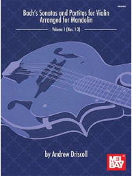 Bach's Sonatas And Partitas For Solo Violin (noty, tabulatury na mandolínu)
