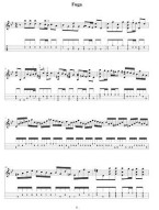 Bach's Sonatas And Partitas For Solo Violin (noty, tabulatury na mandolínu)