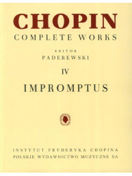 Frédéric Chopin: Complete Works IV - Impromptus (noty na klavír)