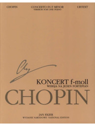 Frédéric Chopin: Concerto In F Minor Op 21 13B (noty na klavír)
