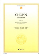 Frédéric Chopin: Nocturne D Major Opus 9/2 (noty na housle, klavír)
