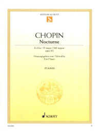Frédéric Chopin: Nocturne Eb Major Opus 9/2 (noty na klavír)
