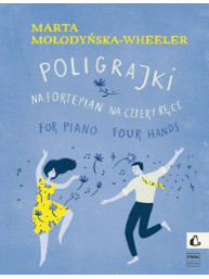 Marta Molodynska-Wheeler: Poligrajki (noty na čtyřuční klavír)