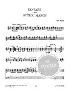 Guy Weitz: Fanfare And Gothic March (noty na varhany)