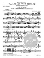 Manuel de Falla: Dance Of The Miller from The Three Cornered Hat (noty na violoncello, klavír)