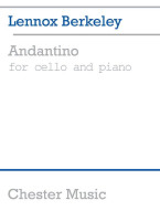 Lennox Berkeley: Andantino Op.21 No.2a (noty na violoncello, klavír)