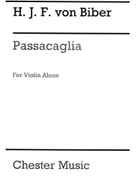 Heinrich Ignaz Franz Biber: Passacaglia (noty na housle)