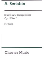 Alexander Skrjabin: Etude In C Sharp Minor Op. 2/1 (noty na klavír)