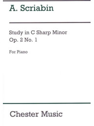 Alexander Skrjabin: Etude In C Sharp Minor Op. 2/1 (noty na klavír)