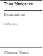Thea Musgrave: Excursions (noty na čtyřruční klavír)