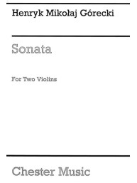 Henryk Mikolaj Górecki: Sonata For Two Violins Op.10 (noty na housle)