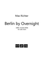 Max Richter: Berlin By Overnight (noty na housle)