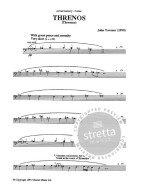 John Tavener: Threnos (noty na violoncello)