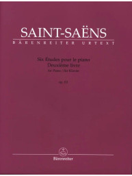 Camille Saint-Saens: Six Etudes Pour le Piano (noty na klavír)
