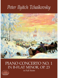 P.I. Čajkovskij: Piano Concerto No. 1 In B-Flat Minor, Op. 23 (noty, partitura)