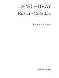 Jeno Hubay: Rosza Czardas For Violin And Piano (noty na housle, klavír)