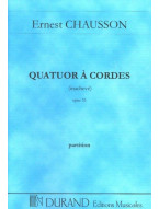 Ernest Chausson: Quatuor A Cordes (noty pro smyčcový kvartet)