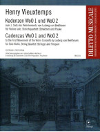 Henry Vieuxtemps: Kadenzen WoO 1 und WoO 2 (noty na housle, smyčcový kvartet)