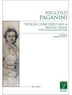Niccolo Paganini: Violin Concerto No.6 (noty na housle, kytaru)