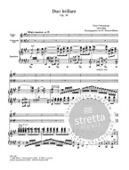 Henri Vieuxtemps: Duo Brillant (noty na housle, violoncello, klavír)