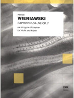 Henryk Wieniawski: Capriccio-Valse Op. 7  (noty na housle, klavír)