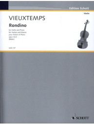 Henri Vieuxtemps: Rondino op. 32/2 (noty na housle, klavír)