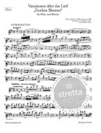 Franz Schubert: Trockne Blumen D 802 (noty na příčnou flétnu, klavír)