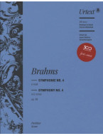 Johannes Brahms: Symphony No. 4 in E minor Op. 98 (noty pro orchestr, partitura)