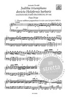 Antonio Vivaldi: Juditha Triumphans Devicta Holofernis Barbarie RV 644 (noty na klavír, zpěv)