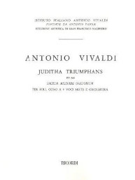 Antonio Vivaldi: Juditha Triumphans Rv 644 (noty na sborový zpěv, orchestr)