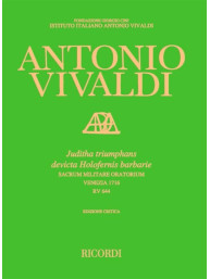 Antonio Vivaldi: Juditha Triumphans Rv 644 (noty pro zpěv, orchestr, partitura)
