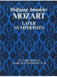 W.A. Mozart: Later Symphonies - Nos.35-41 (noty, partitura)