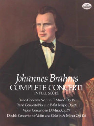 Johannes Brahms: Complete Concerti (noty, partitura)