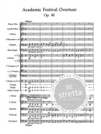 Johannes Brahms: 3 Orchestral Works (noty, partitura)