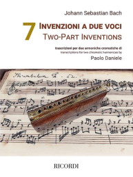 Johann Sebastian Bach: 7 Two-Part Inventions (noty na harmoniku)