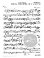 Béla Bartók: Concerto N 1 (noty na housle, klavír)