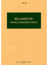 Béla Bartók: Piano Concerto No.3 (noty, partitura)