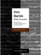 Béla Bartók: Violakonzert op. posth. (noty na violu, klavír)