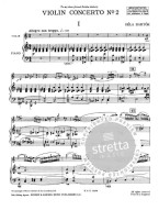 Béla Bartók: Violin Concerto No.2 (noty na housle, klavír)