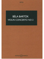 Béla Bartók: Violin Concerto No.2 (noty, partitura)