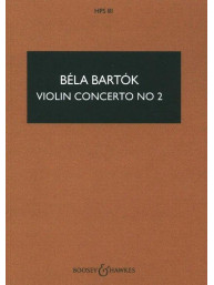 Béla Bartók: Violin Concerto No.2 (noty, partitura)