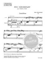 Igor Stravinskij: Duo Concertante (noty na housle, klavír)