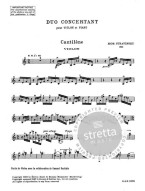 Igor Stravinskij: Duo Concertante (noty na housle, klavír)