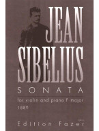 Jean Sibelius: Sonata F Major (noty na housle, klavír)