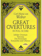 Carl Maria von Weber: Great Overtures (noty, partitura)