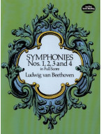 Ludwig van Beethoven: Symphonies Nos. 1, 2, 3 And 4 (noty, partitura)